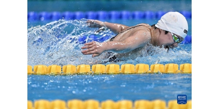 全運(yùn)會-游泳女子4X200米混合泳接力決賽：浙江隊獲得冠軍