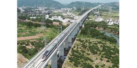 Operation test of Zhang Ji Huai high speed railway