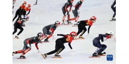 短道速滑女子3000米接力決賽：中國(guó)隊(duì)獲得季軍