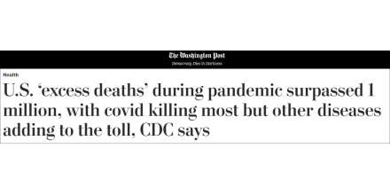 美國疫情期間“超額死亡”人數(shù)破百萬，CDC：從未見過這種事情